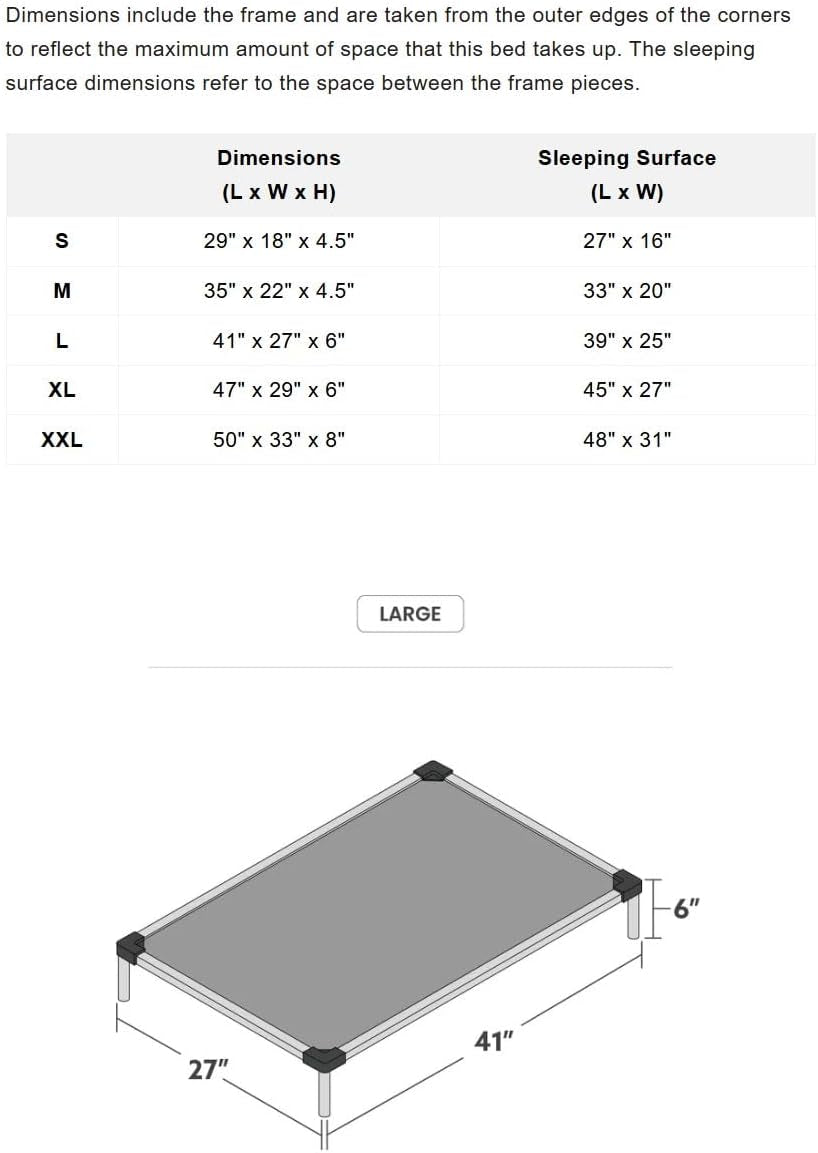 Serenity’s Elevated Cot Bed