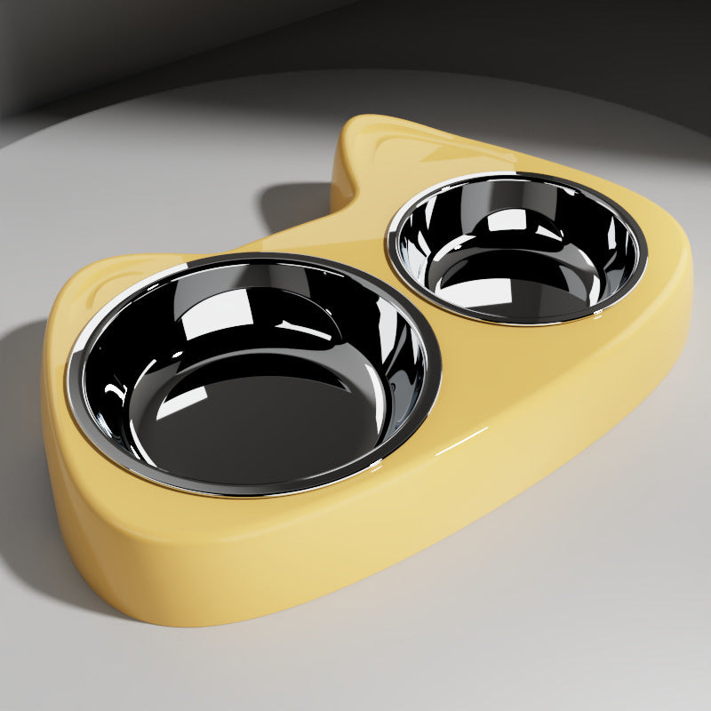 Serenity's Stainless Steel + Anti Choking Dual Bowl