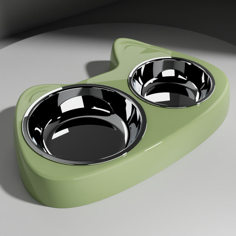 Serenity's Stainless Steel + Anti Choking Dual Bowl
