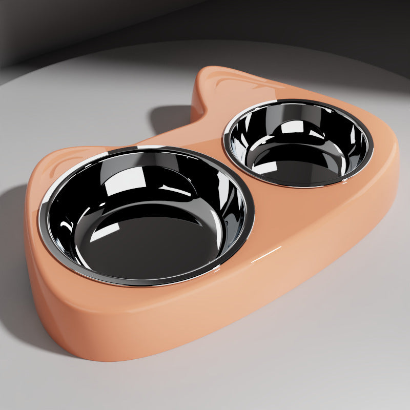 Serenity's Stainless Steel + Anti Choking Dual Bowl