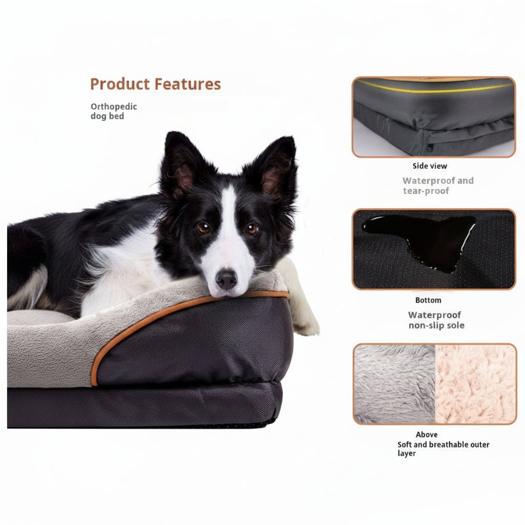 Serenity's Premium Orthopedic Bed (Memory Foam )